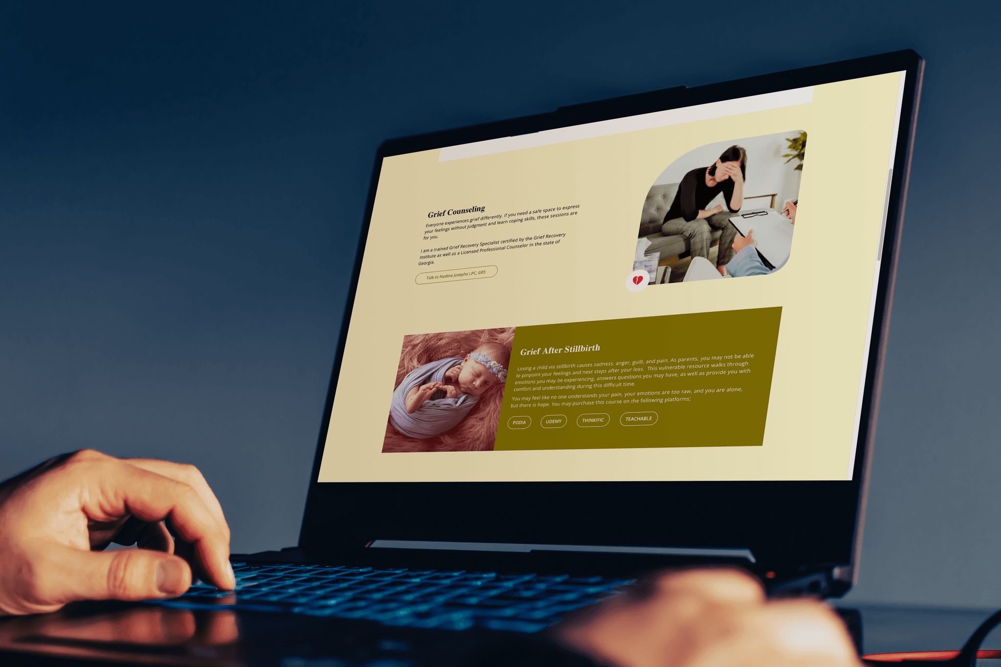 Joseph's Counselling Services Mockup 0